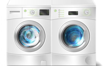 ealistic-illustration-white-front-load-washer-with-dirty-laundry-inside-dryer_1441-1877